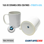 Taza Ceramica Blanca Orca Pack 6u.