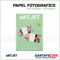 Papel Fotografico A4 Art-jet - x100 Hojas 120gr