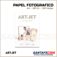 Papel Fotografico A4 Art-jet - x100 Hojas 180gr