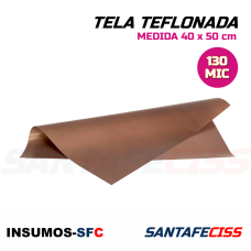 Tela Teflonada de 40x50 cm - 130 Mic.- Tela Teflonada de 40x50 cm - 130 Mic.-