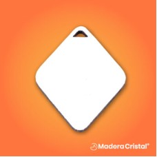 Dije Rombo - Madera Cristal 