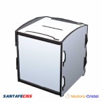 Alcancía - Madera Cristal