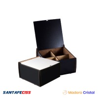 Caja de Te – Multiusos - Madera Cristal