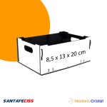 Cajoncito Apilable - Madera Cristal