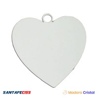 Forma Navideña Corazón – Pack de 10u. - Madera Cristal 