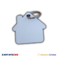 LLavero Casa – Pack de 20u. - Madera Cristal