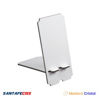 Porta celular de escritorio x 5u. - Madera Cristal