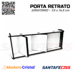 Porta Retrato Giratorio Madera Cristal (-) Porta Retrato Giratorio Madera Cristal (-)