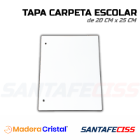 Tapa para Carpeta Escolar x 2u - Madera Cristal Tapa para Carpeta Escolar x 2u - Madera Cristal