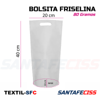 Bolsita de Friselina 40x20x10 - 80g. Bolsita de Friselina 40x20x10 - 80g.
